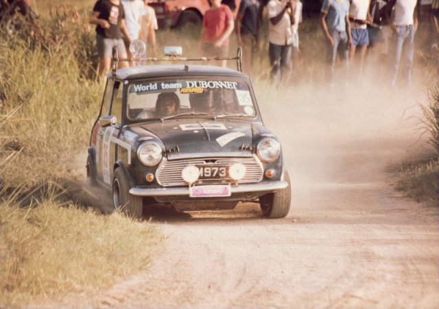 Mini M973 June rally  Andre Pix 1983